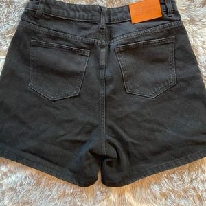 Princess Polly Black Denim Shorts